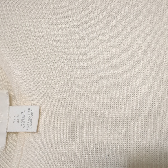 Women's ribbed long sleeve top large - Picture 2 of 4